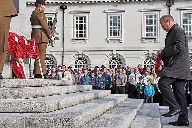 Remembrance Sunday in Rochdale