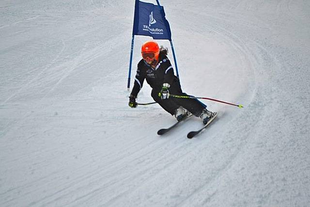 Daisi Daniels at The Anglo Scottish Cup, Les Houches