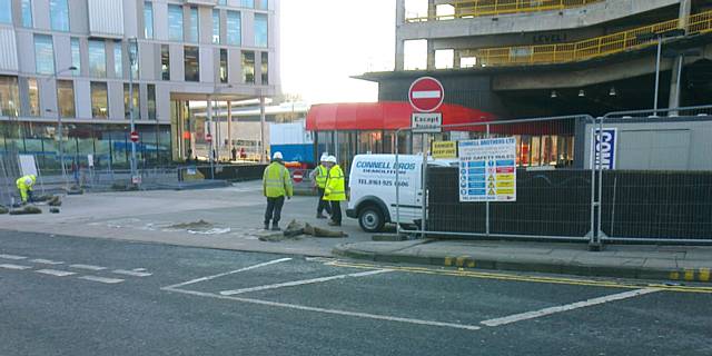 Connel assessing ready for demolition work to begin