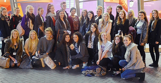 Dance students visit The Lowry Theatre to watch Desh