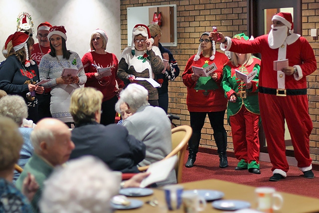 RBH employees bring festive cheer to tenants