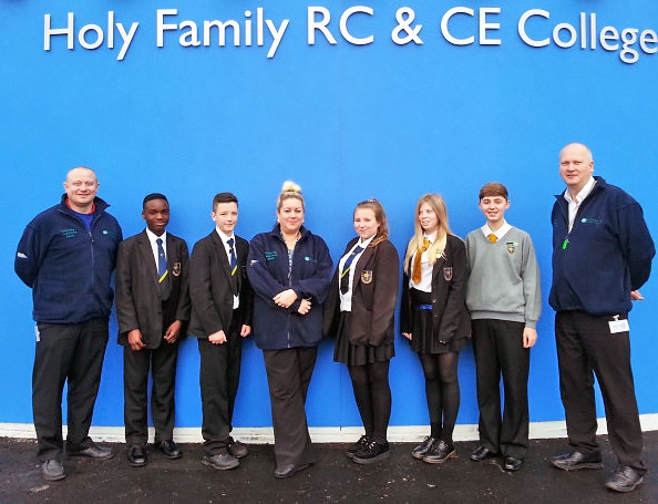 Schoolchildren at Holy Family RC and CE College in Heywood have been learning about road safety