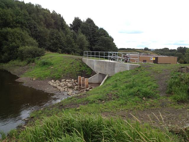 Rydings Reservoir after the civil engineering work