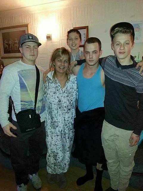 Nelise Cockayne with her four sons