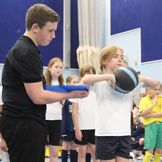 Primary school children from Heywood at the Athletics Tournament 