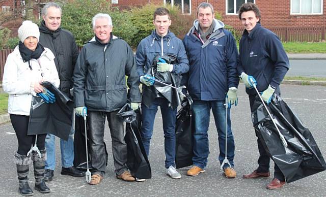 Lisa Halstead, Gareth Swarbrick, Graeme Kelly, Michael Armitage, Phil Cole and James Lawton