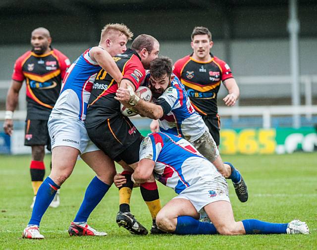 Rochdale Hornets 12 - 42 Dewsbury Rams
