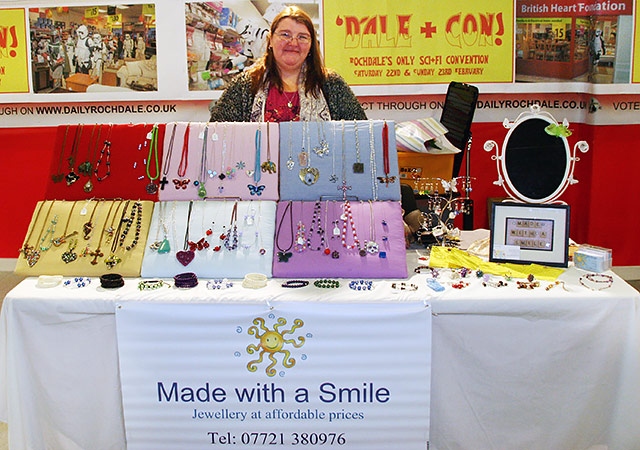 Wheatsheaf Centre Craft Fayre - Cath Turner at her jewllery stall