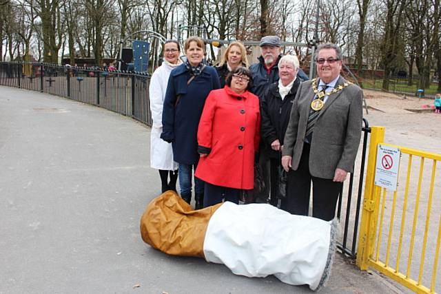 Smoking around play areas has been banned by Rochdale Borough Council, Ruth Bardsley, Councillor Jacqui Beswick, Jacqui Evans, Susan Emmott, Walter Lomax, Councillor Carol Wardle and Mayor of Rochdale Councilllor Peter Rush