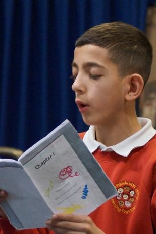 Hamer Community Primary School pupils at Rochdale Music Festival 
