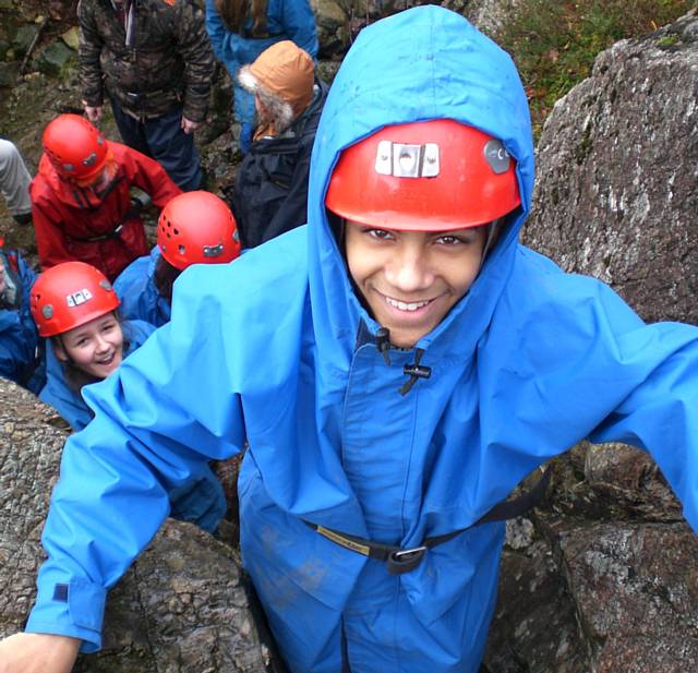 Year 9 Students from Siddal Moor at Ghyll Head Outdoor Pursuits Centre on Lake Windermere