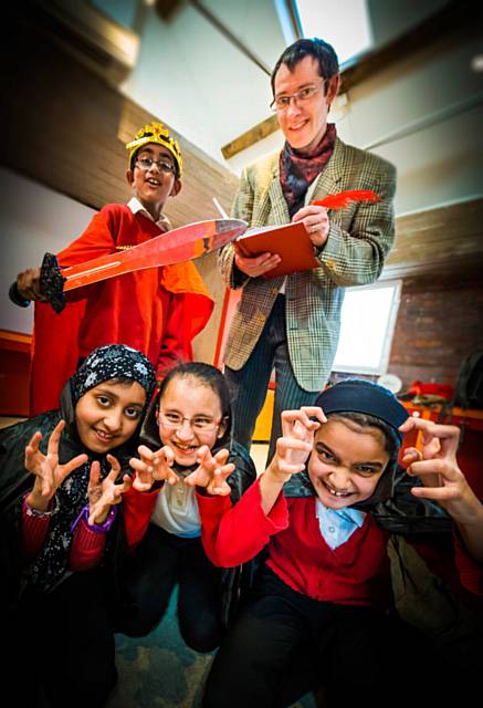 Children from Heybrook Primary School took part in Big Foot Theatre’s Shakespeare Ain’t That Bard workshop at the Pioneer's Museum