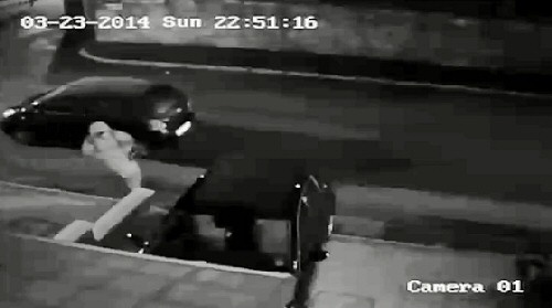 A still from CCTV footage of the attack on Lomax Street