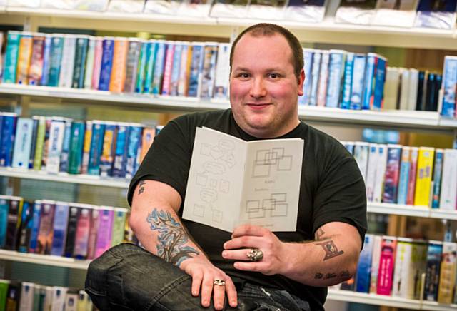 Autistic poet Adam Souter has donated copies of his anthology Eidetic Emotions to Rochdale Borough Libraries