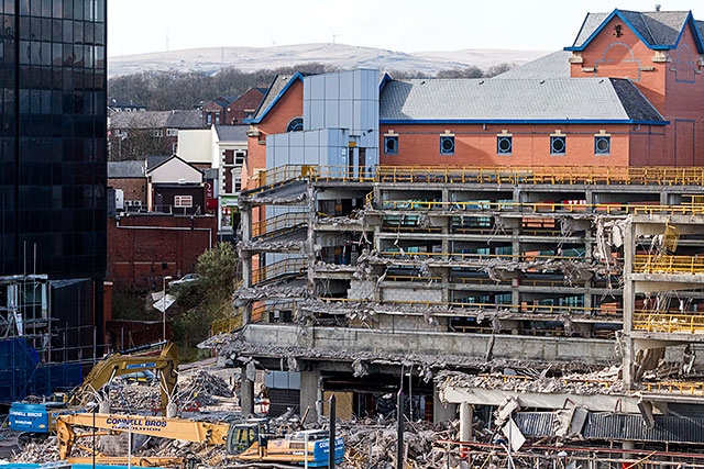 Rochdale town centre changing fast