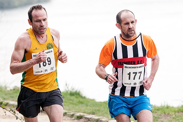 Hollingworth Lake 5K, Andrew Davies and David McCabe