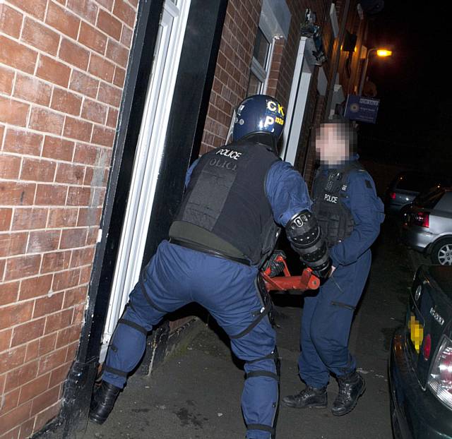 Ten men have been arrested in raids as part of an operation to crackdown on drug dealing in Rochdale