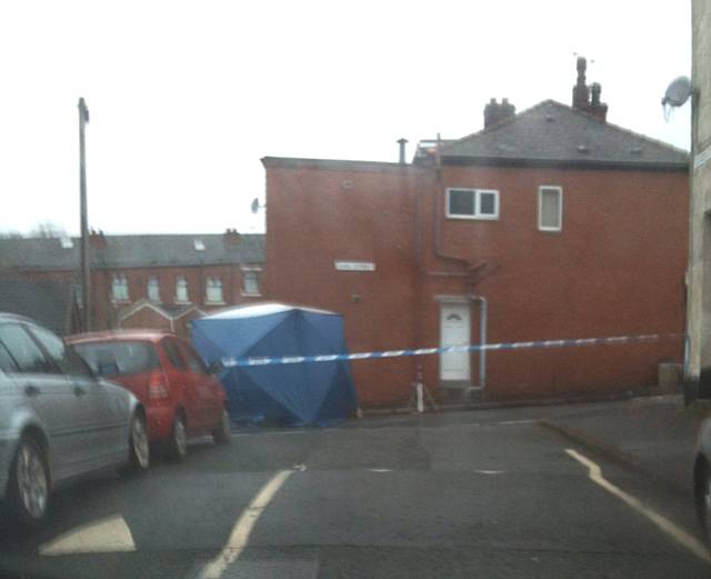 Police at Duke Street, Falinge following a report of an assault