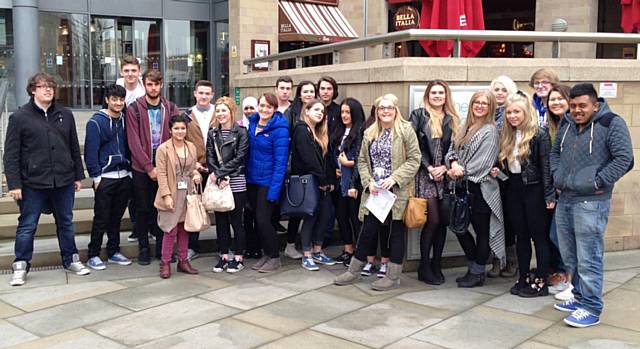 A-Level Business Studies Students visit Salford Quays 