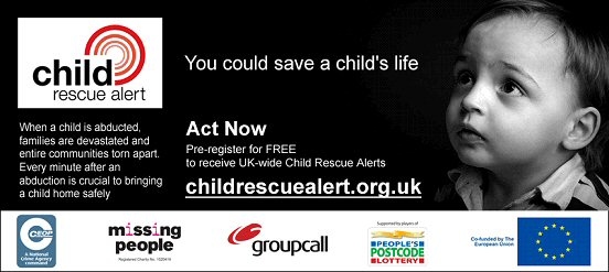 GMP supports child rescue alert