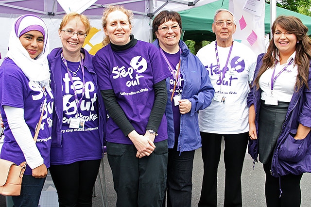 Volunteers from the Stroke Association Rochdale branch