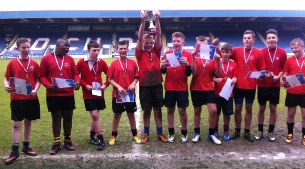 St. Cuthbert’s Year 7/8 winning the rugby competition