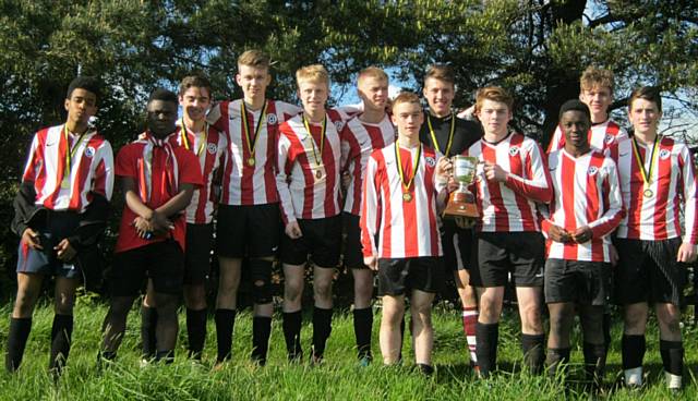 St. Cuthbert’s Year 11 winning the football competition