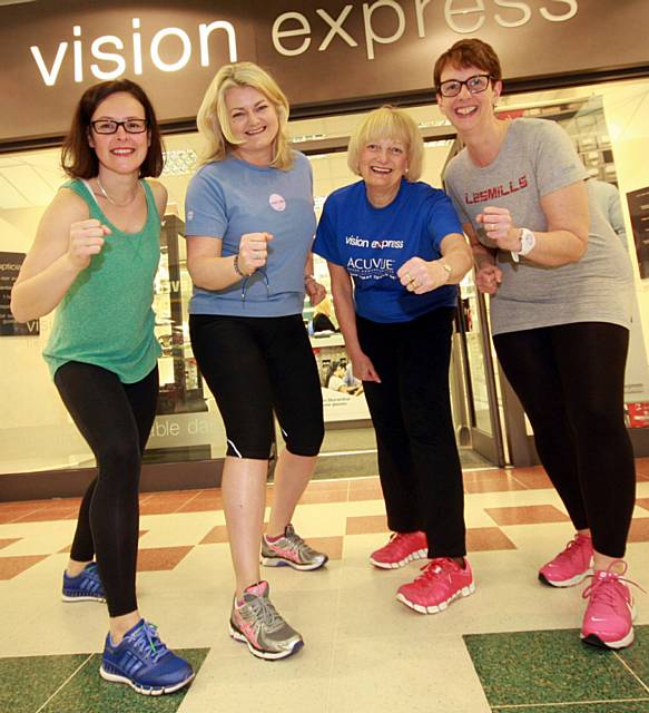 Lisa Yaw, Katie Lockett, Linda Nuttall and Janet Crabtree