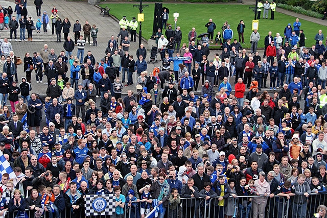 Rochdale Football Club parade and civic reception