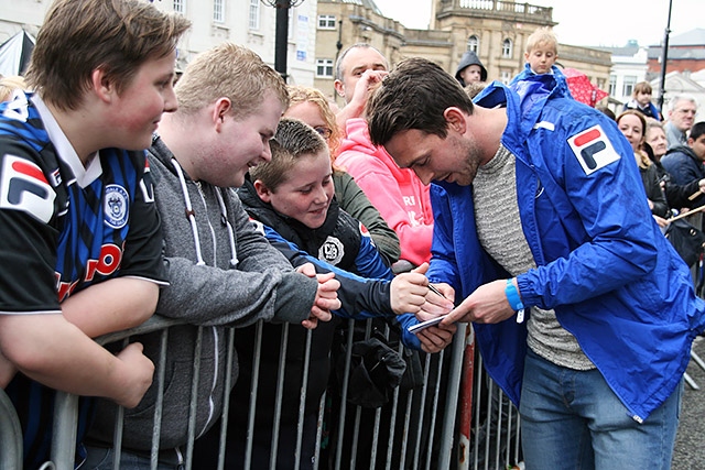 Rochdale Football Club parade and civic reception