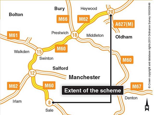 Contractor appointed for Greater Manchester’s smart motorway