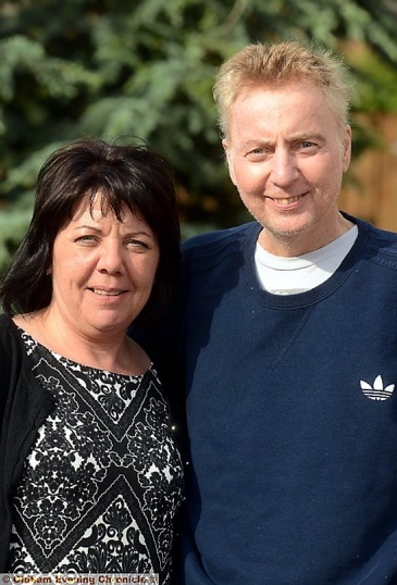 Darren Sutcliffe with sister Mandy Crawford