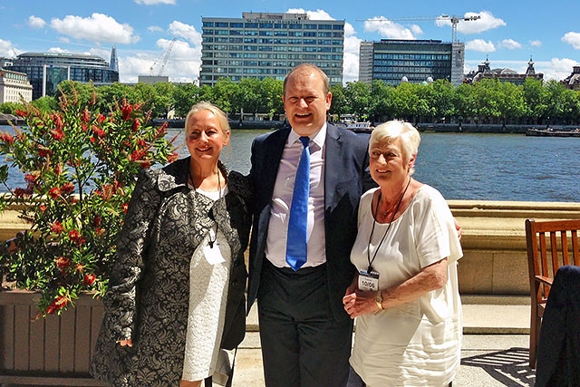 Mayoress Beverly Place, Rochdale MP Simon Danczuk and Mayor Carol Wardle 