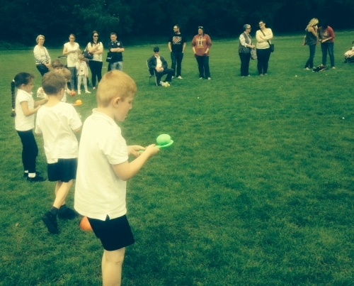 KS1 sports day – egg and spoon race!