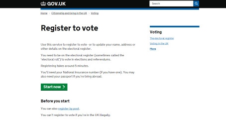 Residents across the borough will be able to register to vote in just three minutes, following the launch of a new, simpler online process