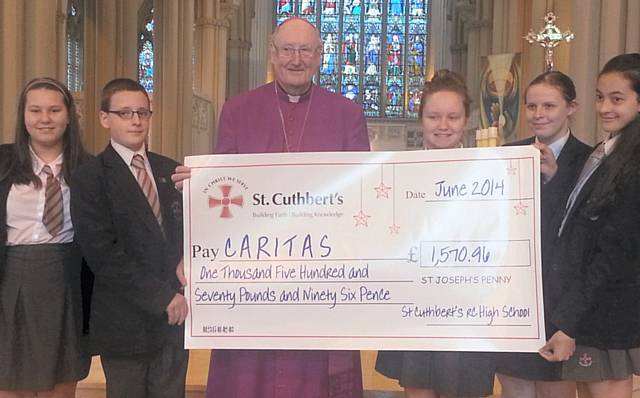 Pupils raise over £1,500 for Caritas St Joseph’s Penny Appeal