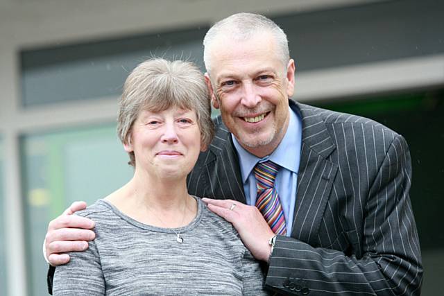 Christine Baines and Lorenzo O’Reilly, Rochdale Exchange Centre Manager