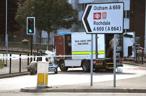 Suspicious package found outside Middleton Job Centre 