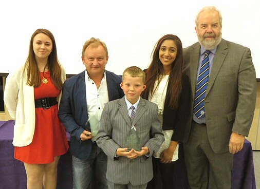 Emma O’Donnell, Glen Prendergast (Rotary’s Citizen of the Year 2014), Connor Dunning (Rotary’s Young Citizen of the Year 2014), Isha Khan and Graham Rawlinson
