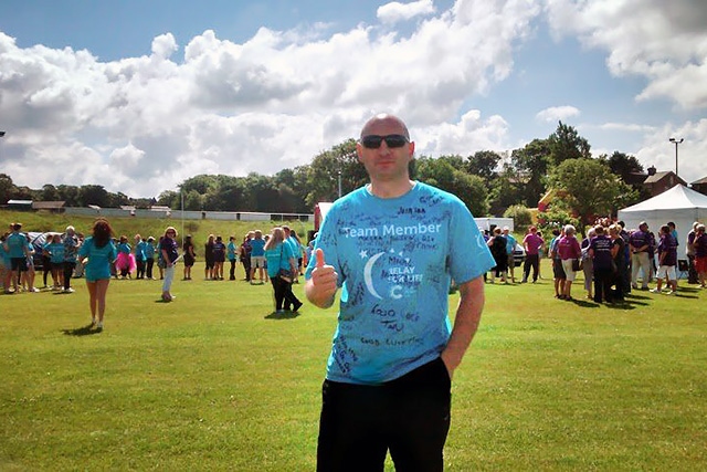 Dariusz Wietecha at the Relay for Life