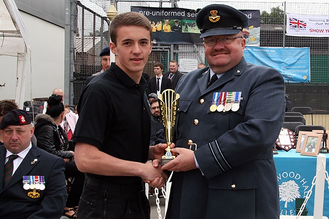 Hopwood Hall College Uniformed Public Sectors passing out parade<br/>Level 3 Year 1 - Best PE - Elliot Mottershead