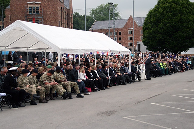 Hopwood Hall College Uniformed Public Sectors passing out parade