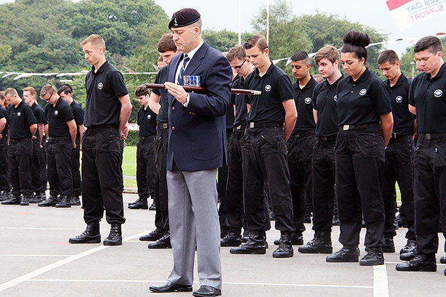 Hopwood Hall College Uniformed Public Sectors passing out parade