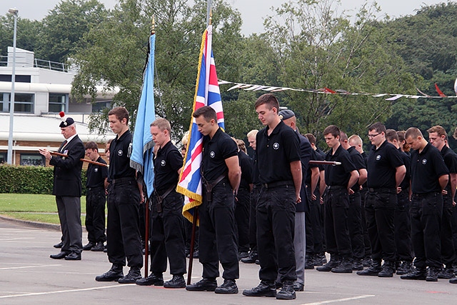 Hopwood Hall College Uniformed Public Sectors passing out parade