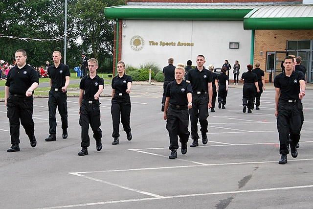 Hopwood Hall College Uniformed Public Sectors passing out parade