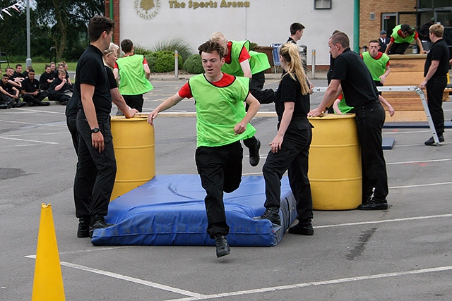 Hopwood Hall College Uniformed Public Sectors passing out parade