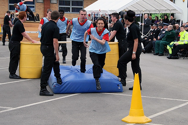 Hopwood Hall College Uniformed Public Sectors passing out parade