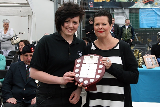 Hopwood Hall College Uniformed Public Sectors passing out parade<br/>Memorial Award - Annie Marsden