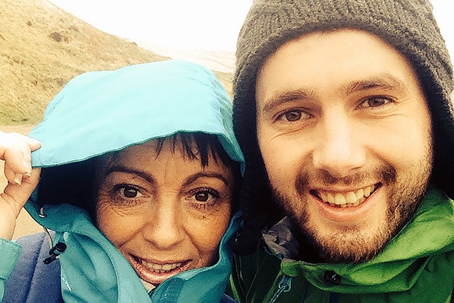 Peter Purcell and his mum Karen