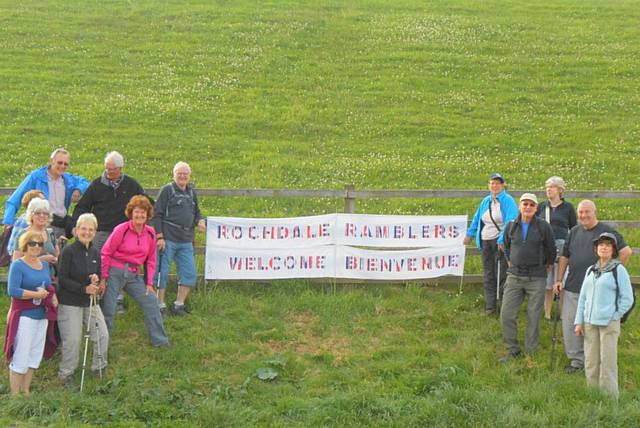 Rochdale Ramblers Tour de France Banner